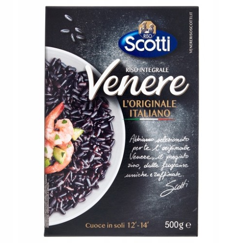 Riso Scotti Venere riso integrale Ryż czarny pełnoziarnisty 500g Italia