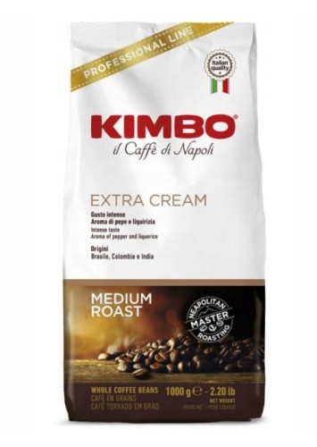 Kimbo Extra Cream włoska kawa ziarnista Profesional Line 1kg