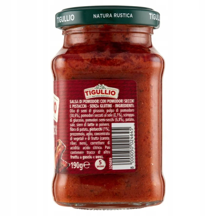 Tigullio Pesto Pomodori Secchi Pistacchi 185 g