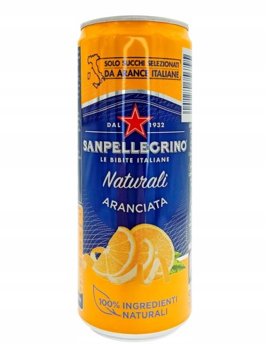 Napój gazowany Sanpellegrino Aranciata Naturali 330 ml