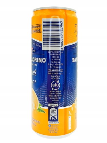 Napój gazowany Sanpellegrino Aranciata Naturali 330 ml