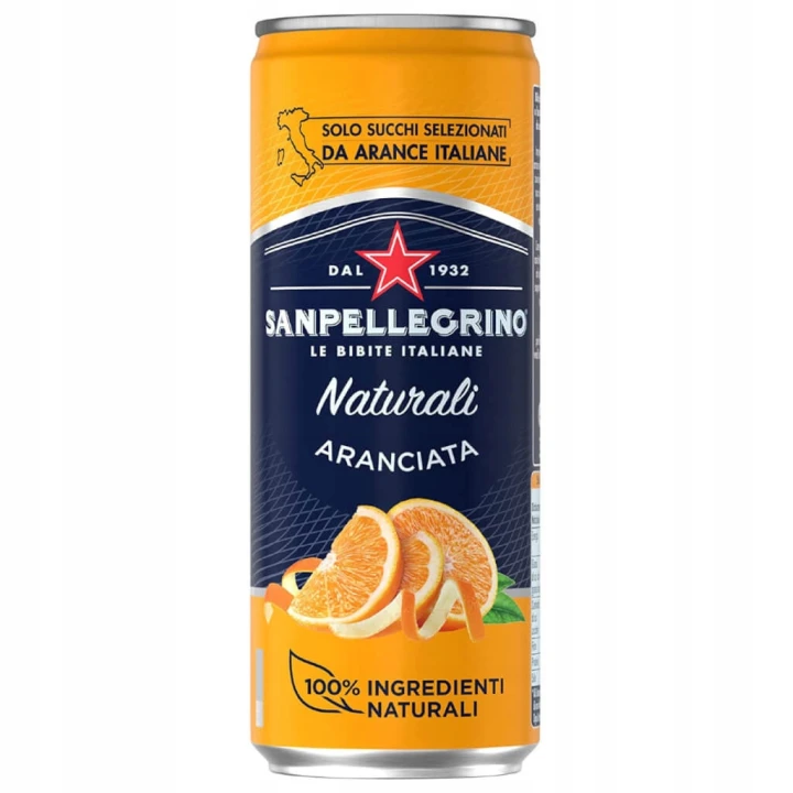 Napój gazowany Sanpellegrino Aranciata Naturali 330 ml