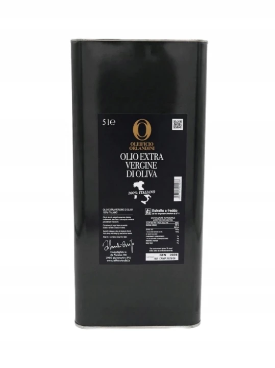 Orlandini Olio Extra Vergine di oliva 100% ITALIANO Oliwa z oliwek EVO 5L